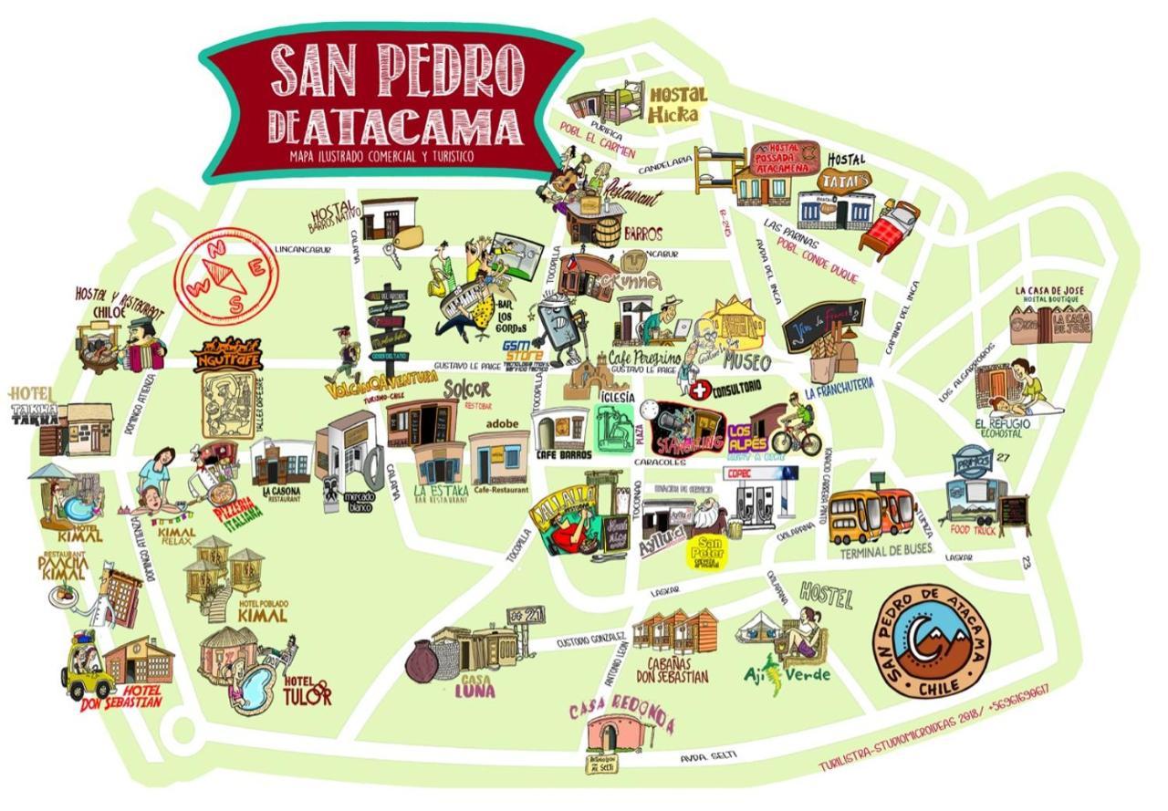 Posada Atacamena San Pedro De Atacama Zewnętrze zdjęcie